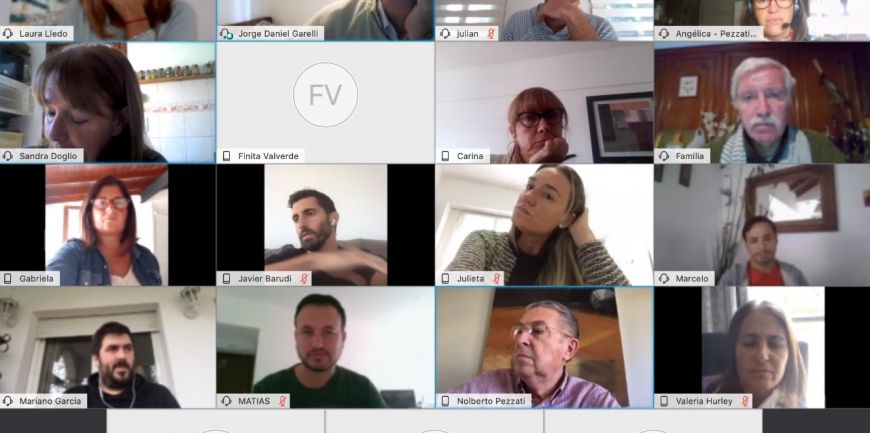 El Mar del Plata Bureau se reunió On Line